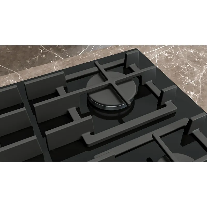 Table de cuisson à gaz iQ500 5 feux 11500W 90cm Verre noir - SIEMENS - EP9A6MI40
