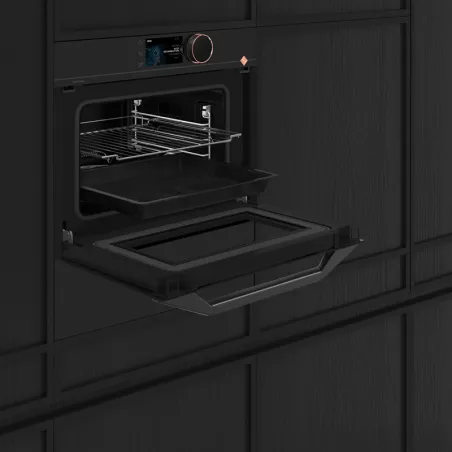 Four encastrable combiné micro-ondes 40 L Noir/Cuivre - DE DIETRICH - DKC4756H