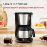 Cafetière filtre Subito 0,9L 12 tasses Inox - MOULINEX - FT5S2DE0