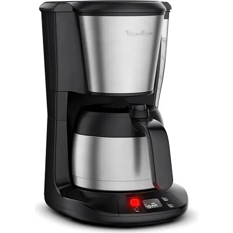 Cafetière filtre Subito 0,9L 12 tasses Inox - MOULINEX - FT5S2DE0