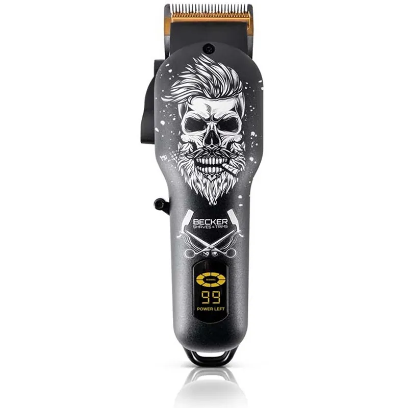 Tondeuse cheveux et barbe Hero I Noir - BECKER SHAVES & TRIMS - HERONOIR
