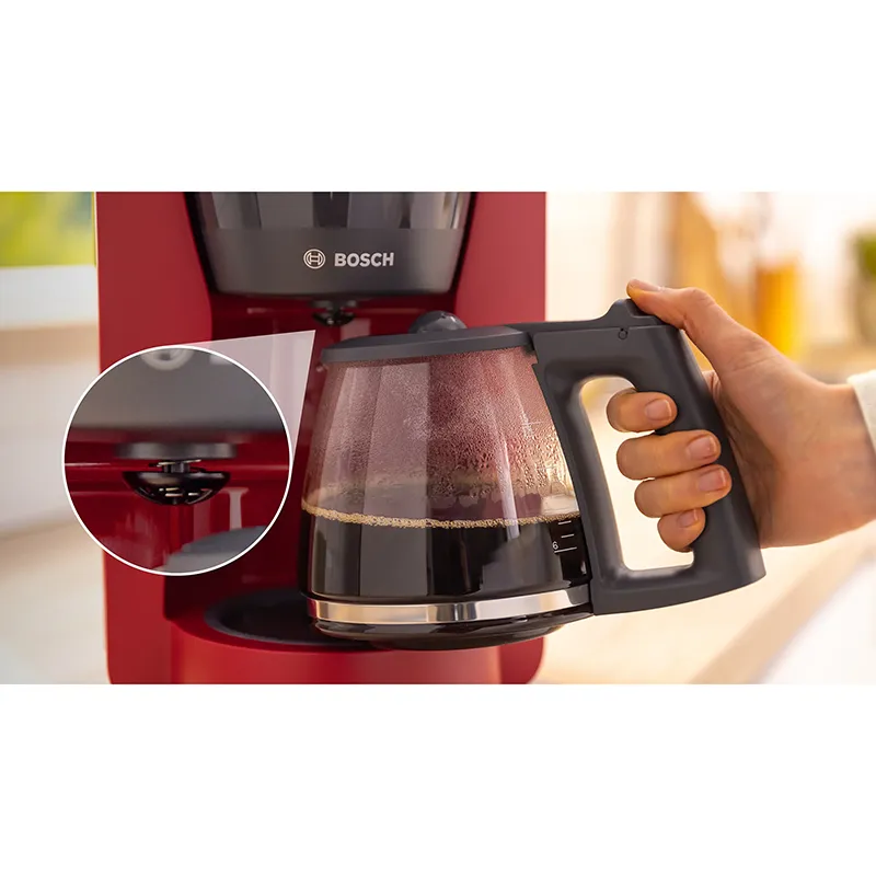Cafetière à filtre MyMoment 1,4 L - BOSCH Rouge - TKA2M114 