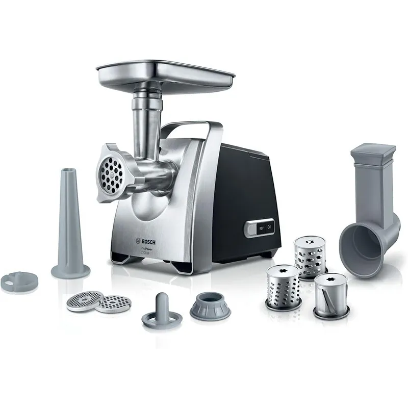 Hachoir à viande ProPower 2200 W Noir/Chromé - BOSCH - MFW68640