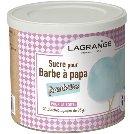 Sucre pour Barbe à Papa parfum framboise - LAGRANGE - 380008