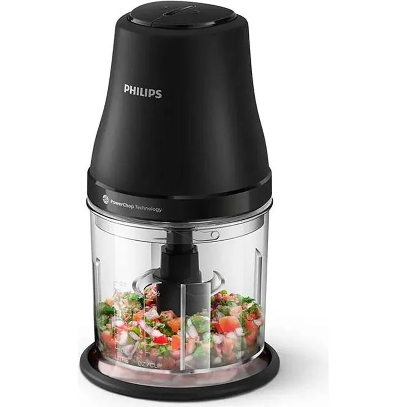 Mini-hachoir Série 3000 450W 1L Noir - PHILIPS - HR1501/00