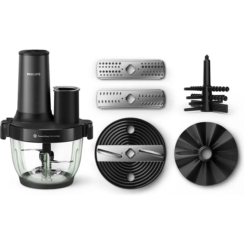 Mini-hachoir Série 5000 650W 2L Noir - PHILIPS - HR1507/00