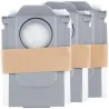 Lot de 3 sacs à poussière pour QRevo et S8 MaxV Ultra Blanc - ROBOROCK - RBK87566
