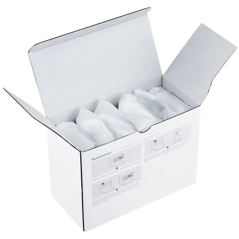 Lot de 6 sacs à poussière pour QRevo et S8 MaxV Ultra Blanc - ROBOROCK - RBK87573