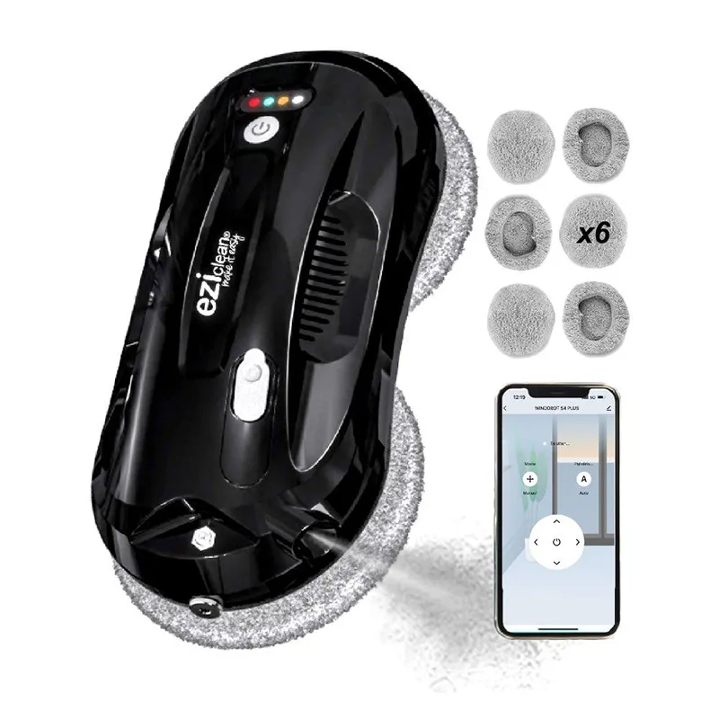Robot lave-vitres 72 W Noir - EZICLEAN - WINDOBOT S4 PLUS