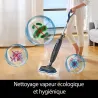 Nettoyeur vapeur balai Steam Wave 360 1200W Noir - EZICLEAN - STEAM WASHER P300