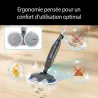 Nettoyeur vapeur balai Steam Wave 360 1200W Noir - EZICLEAN - STEAM WASHER P300