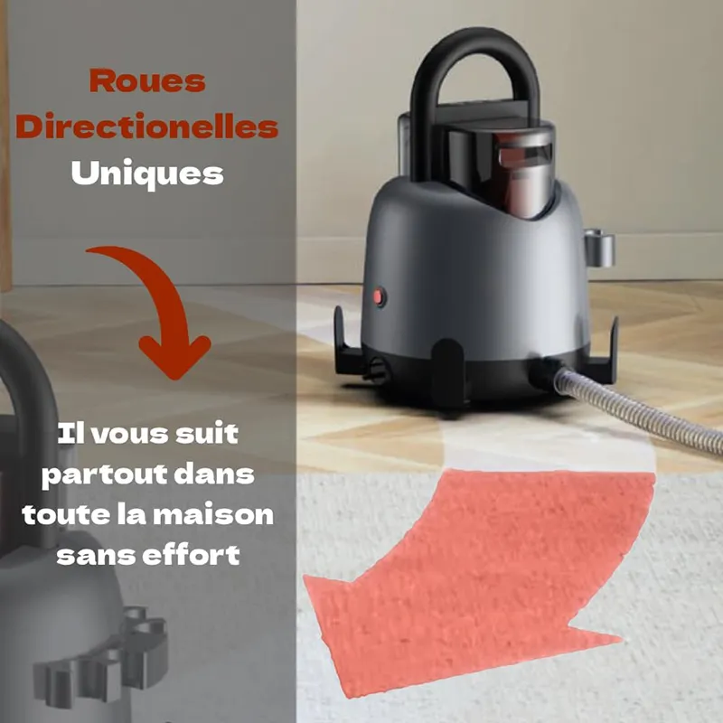 Nettoyeur détachant chauffant 850W Gris - EZICLEAN - SPOT REMOVER W4 HOT