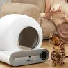 Litière robot autonettoyante connectée Blanc - EZICLEAN - CATBOT K8I