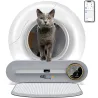 Litière robot autonettoyante connectée Blanc - EZICLEAN - CATBOT K8I