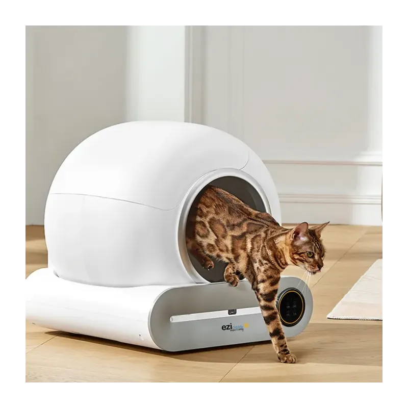Litière robot autonettoyante connectée Blanc - EZICLEAN - CATBOT K8I