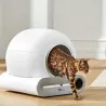 Litière robot autonettoyante connectée Blanc - EZICLEAN - CATBOT K8I