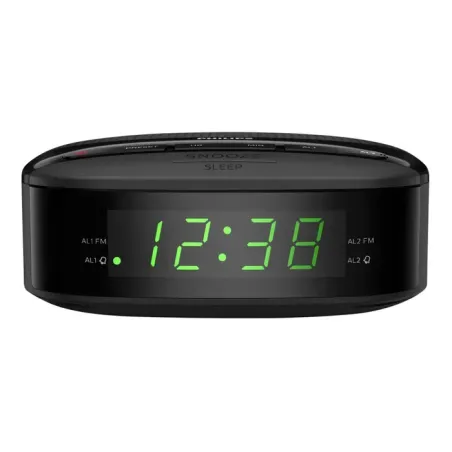 Radio-réveil double alarme FM numérique Noir - PHILIPS - TAR3205/12