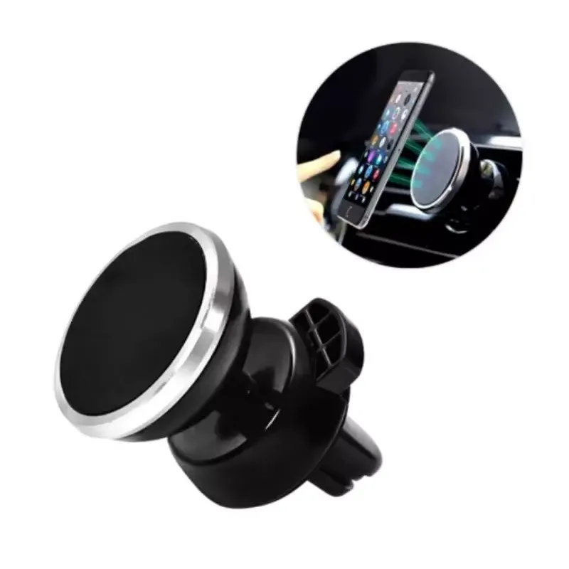 Support smartphone magnétique Noir - VORTEX - SEUPTEL