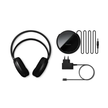 Casque TV sans fil circum-aural Noir - PHILIPS - SHC5200M2/12