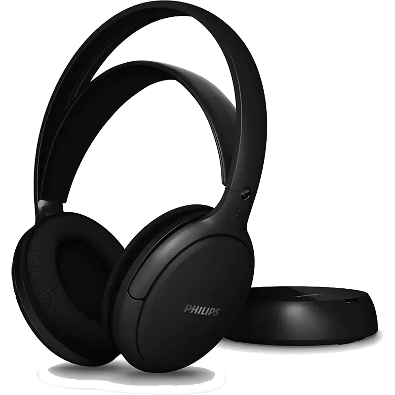 Casque TV sans fil circum-aural Noir - PHILIPS - SHC5200M2/12