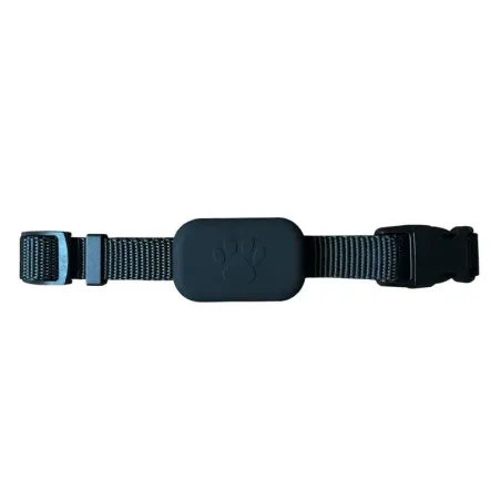 Collier animaux avec tracker pour Apple Noir - VORTEX - TAG PET  BLK