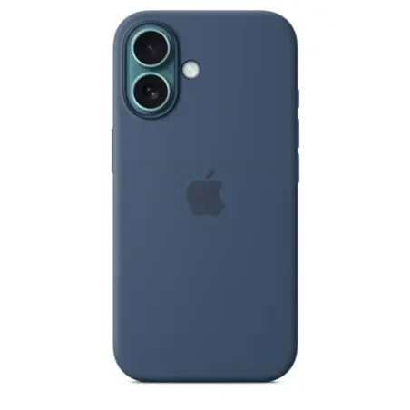 Coque en silicone avec MagSafe pour iPhone 16 Bleu - APPLE - MYY23ZM/A