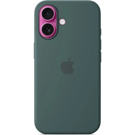 Coque en silicone avec MagSafe pour iPhone 16 Vert - APPLE - MYY23ZM/A