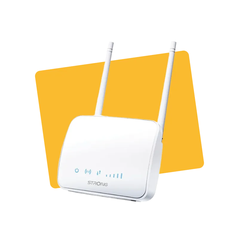 Routeur Wifi 4G LTE 350M 300Mbps Blanc - STRONG - 4GROUTER350M