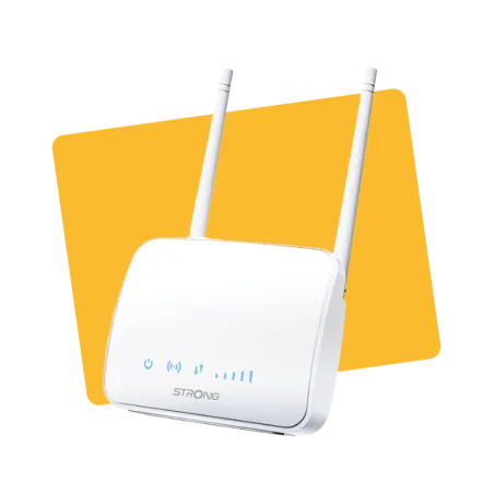 Routeur Wifi 4G LTE 350M 300Mbps Blanc - STRONG - 4GROUTER350M