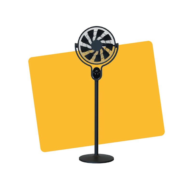 Ventilateur sur pied digital - 25W