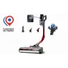 Aspirateur balai sans fil Cycloboost FR8 Flex rouge - EZICLEAN - CYCLOBOOSTFR8 F