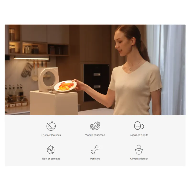 Broyeur de déchets alimentaires - DREAME - DRESF25