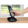 Télephone sans fil avec 2 combinés noir - PROFOON - PDX-1120