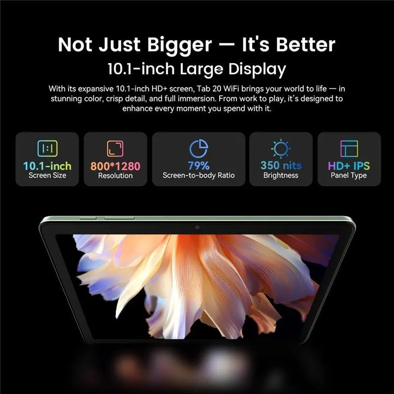 Tablette Tab 20 10" 4/64Go Wi-Fi gris - BLACKVIEW - TAB_BV_T20_G