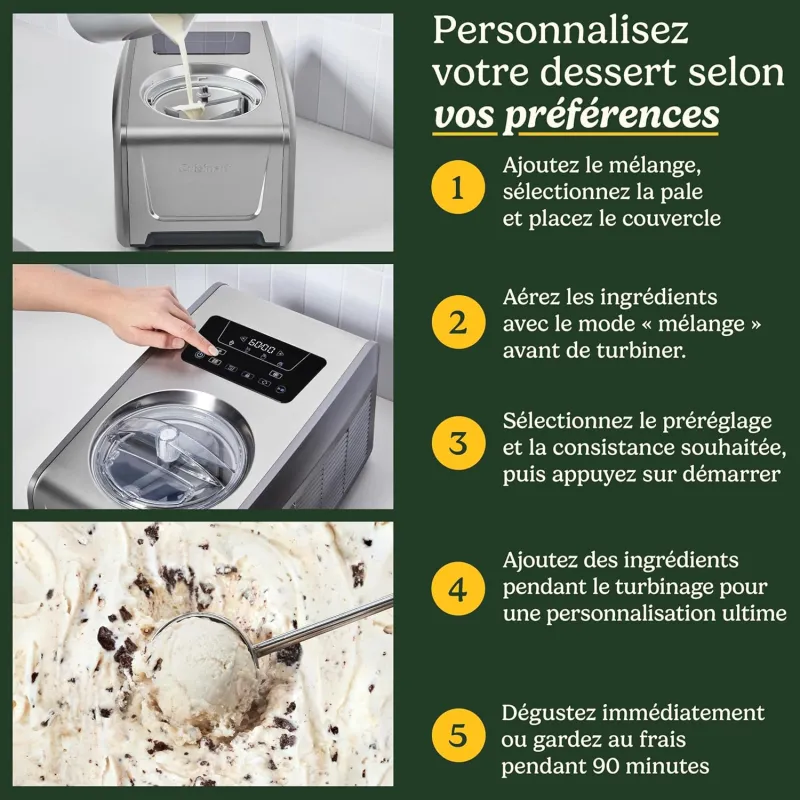 Sorbetière Freeze Ease Pro - CUISINART - ICE150E