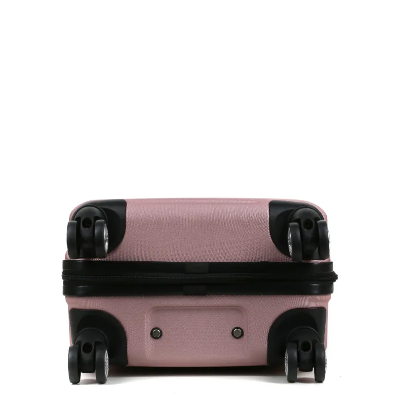 Lot de 3 valises rose gold 55/65/75 cm