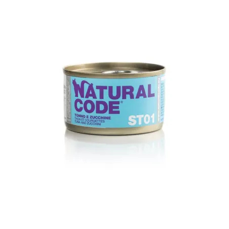 Patée chat stérilisé 01- Thon et courgettes 85 g NATURAL CODE 