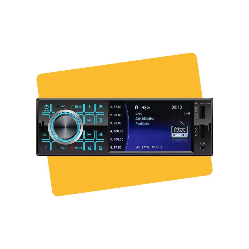 Autoradio 1 DIN DAB+ Noir - CALIBER - ARRMD404DABCALI