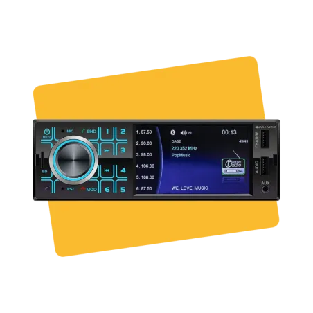 Autoradio 1 DIN DAB+ Noir - CALIBER - ARRMD404DABCALI