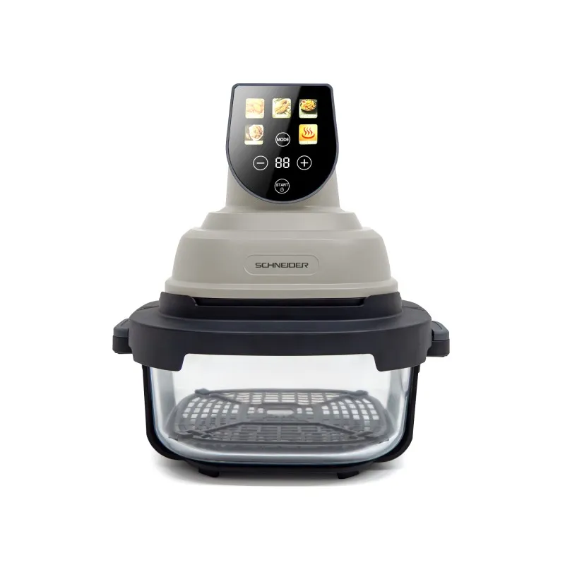 Friteuse sans huile à air chaud Crispi portable 1500W beige - CRISPYORBEIGE - SCHNEIDER