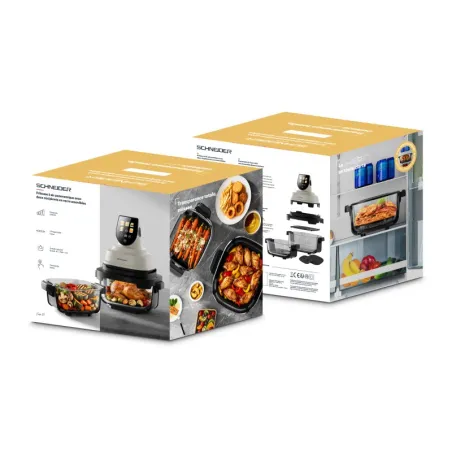 Friteuse sans huile à air chaud Crispi portable 1500W beige - CRISPYORBEIGE - SCHNEIDER