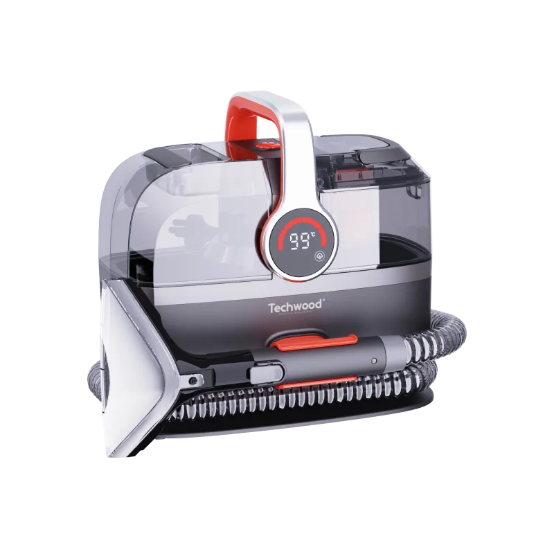 Nettoyeur détacheur vapeur multi surfaces 600/800W noir et rouge - TECHWOOD -  ASPITAN7055VTECH