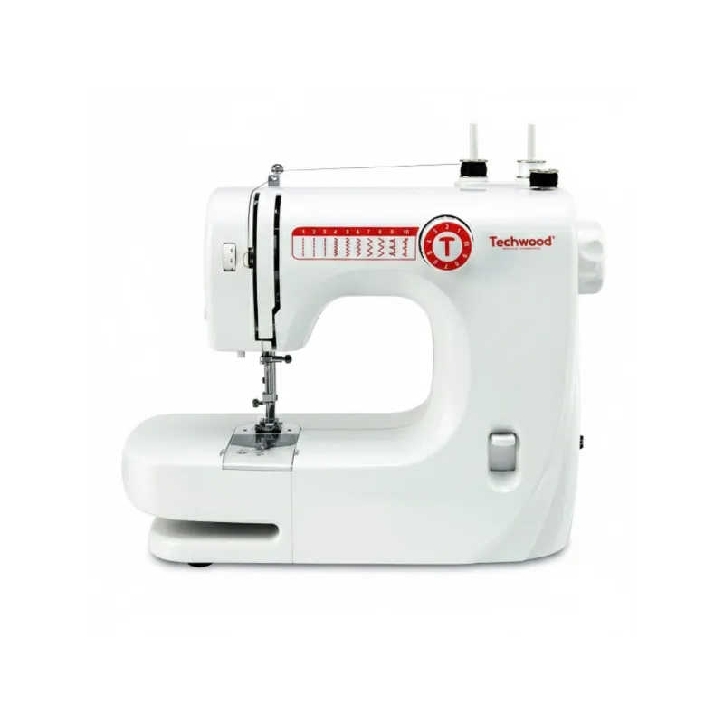 Machine à coudre 10 points blanc - TECHWOOD - ROBTMAC1095TECH