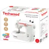 Machine à coudre 10 points blanc - TECHWOOD - ROBTMAC1095TECH