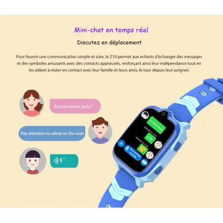 Montre connectée enfant Z10 4G + appel vidéo rose - BLACKVIEW - MONTRE_BV_Z10_PINK