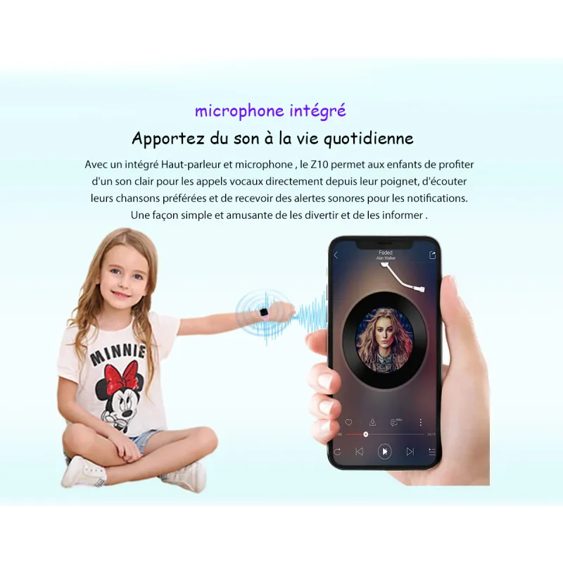 Montre connectée enfant Z10 4G + appel vidéo bleu - BLACKVIEW - MONTRE_BV_Z10_BLE