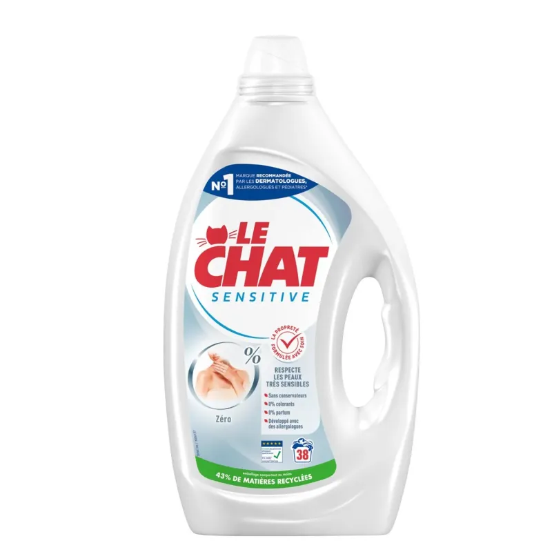 Lessive liquide sensitive 0% 38 lavages 1,71L - XTRA - 36968