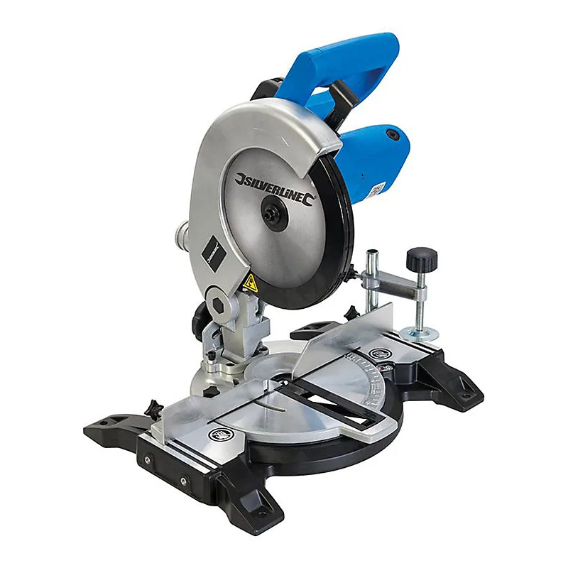 Scie radiale combinée 210 mm 1400W 5000 tr/min Bleu - SILVERLINE