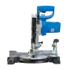 Scie radiale combinée 210 mm 1400W 5000 tr/min Bleu - SILVERLINE