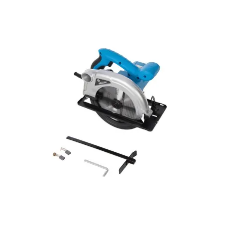 Scie circulaire 185 mm 1200W 5500 tr/min Bleu  - SILVERLINE